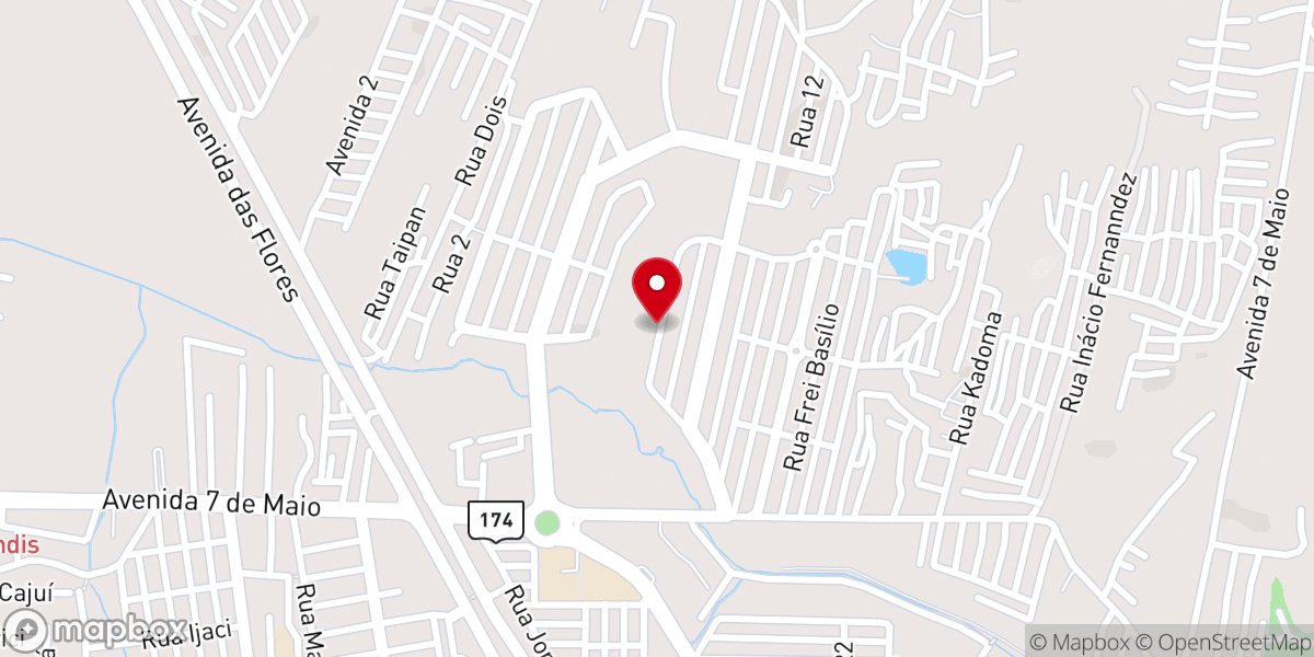 Map showing location of Igreja Pentecostal Ministério da Verdade