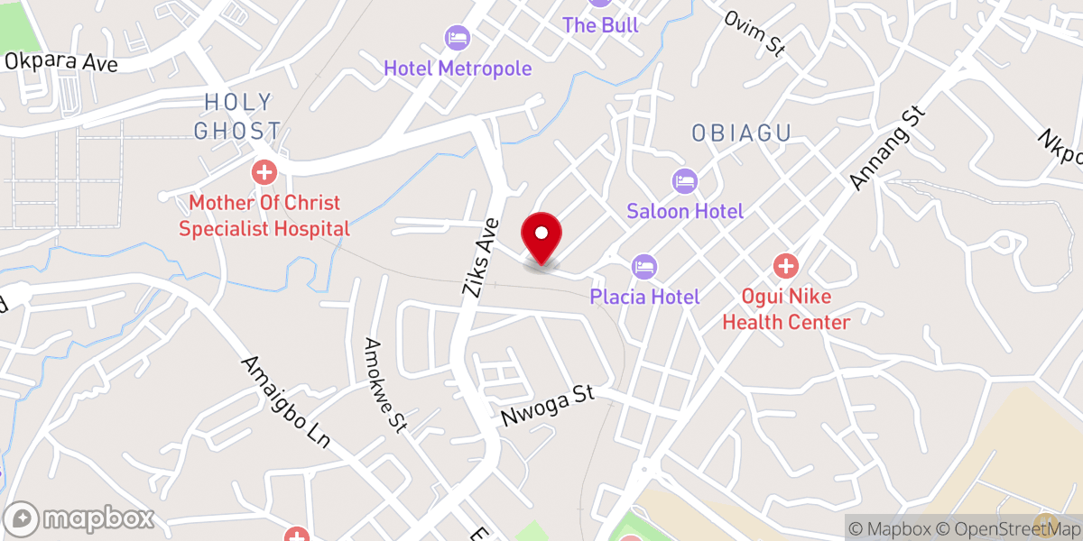 Map showing location of WINNERS SATELLITE FELLOWSHIP