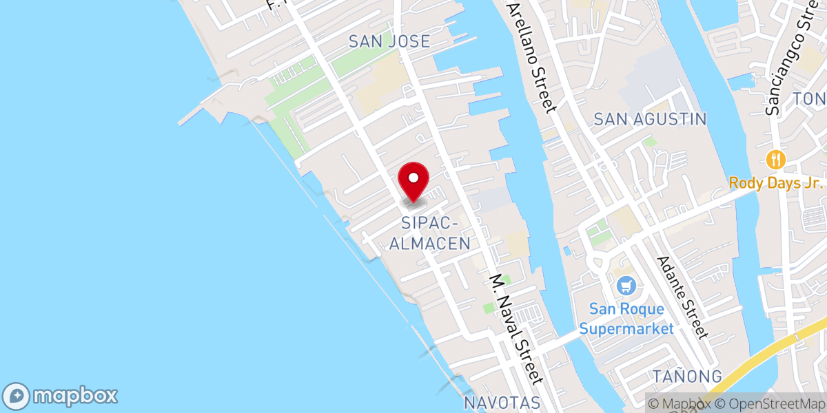Map showing location of SOLID ROCK BAPTIST CHURCH NAVOTAS