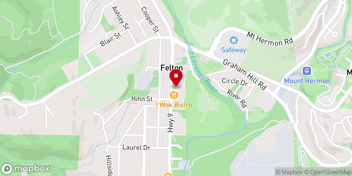 Map showing location of Mountain Community Resources