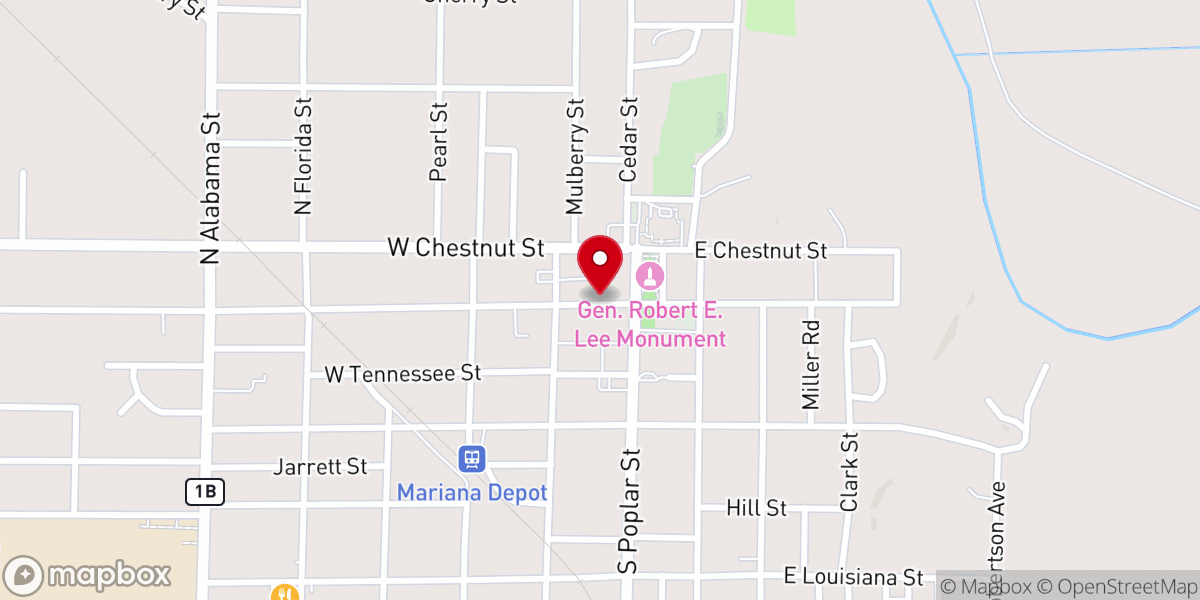 Map showing location of Peter's Rock Church Ministries