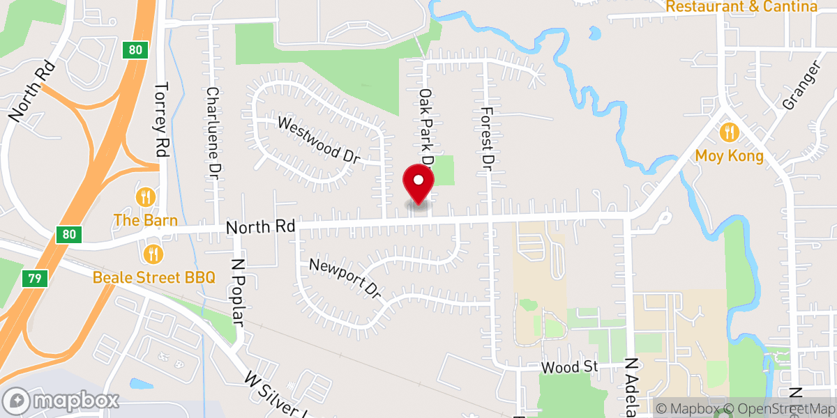 Map showing location of Fenton Alano Club