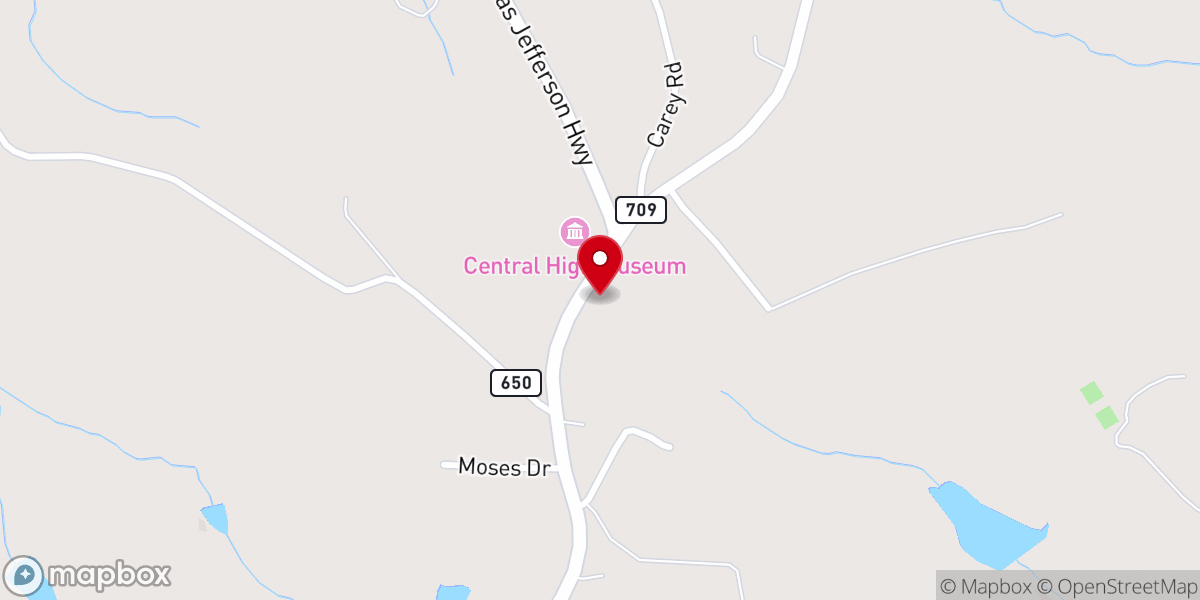 Map showing location of Plain Church