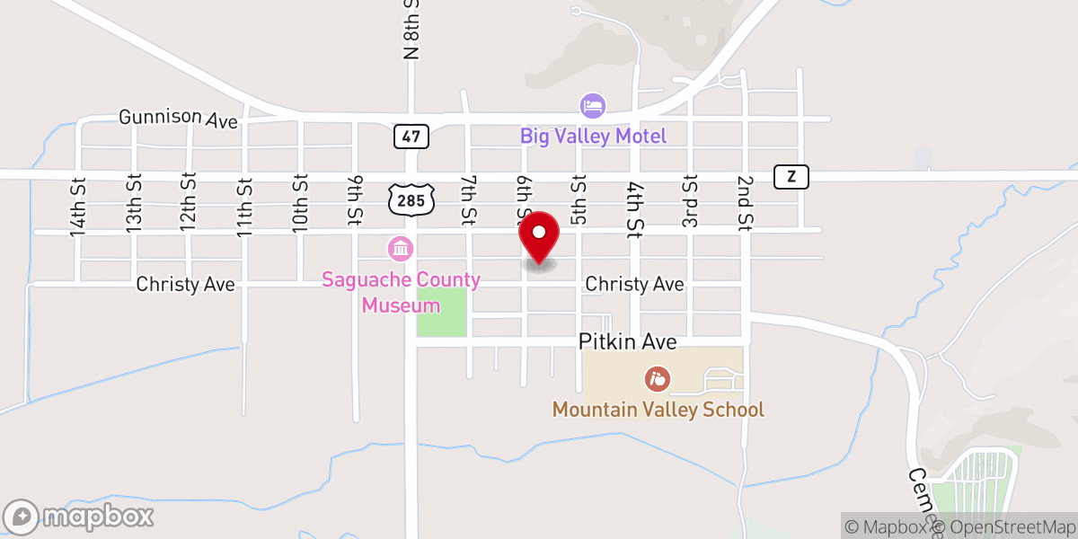 Map showing location of Community United Methodist Church