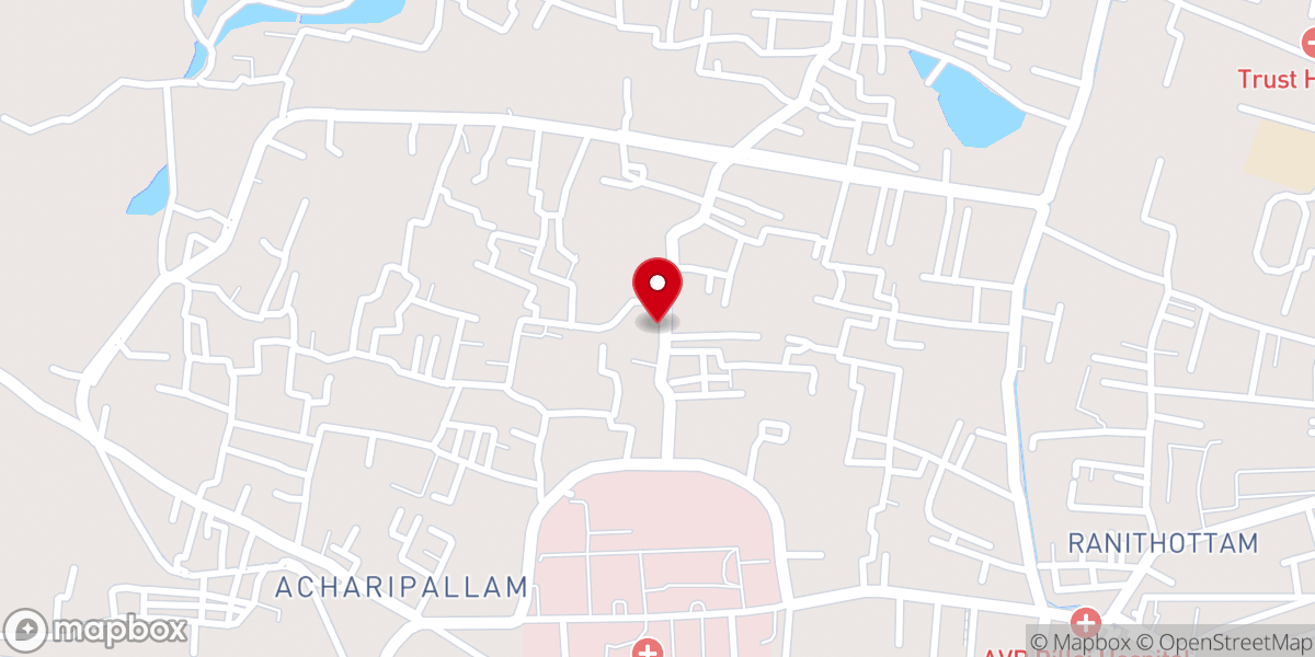 Map showing location of IPC Church PALLAVILAI