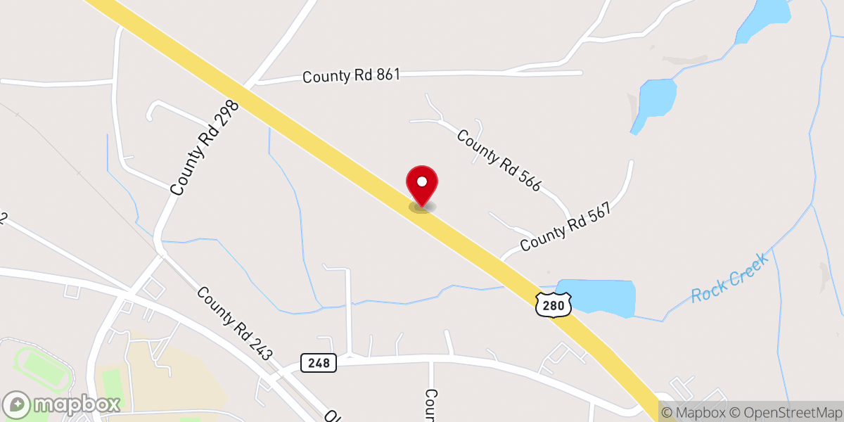 Map showing location of Saint Stephens Church