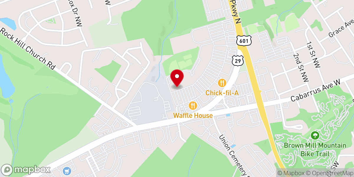 Map showing location of Multiply Church Concord