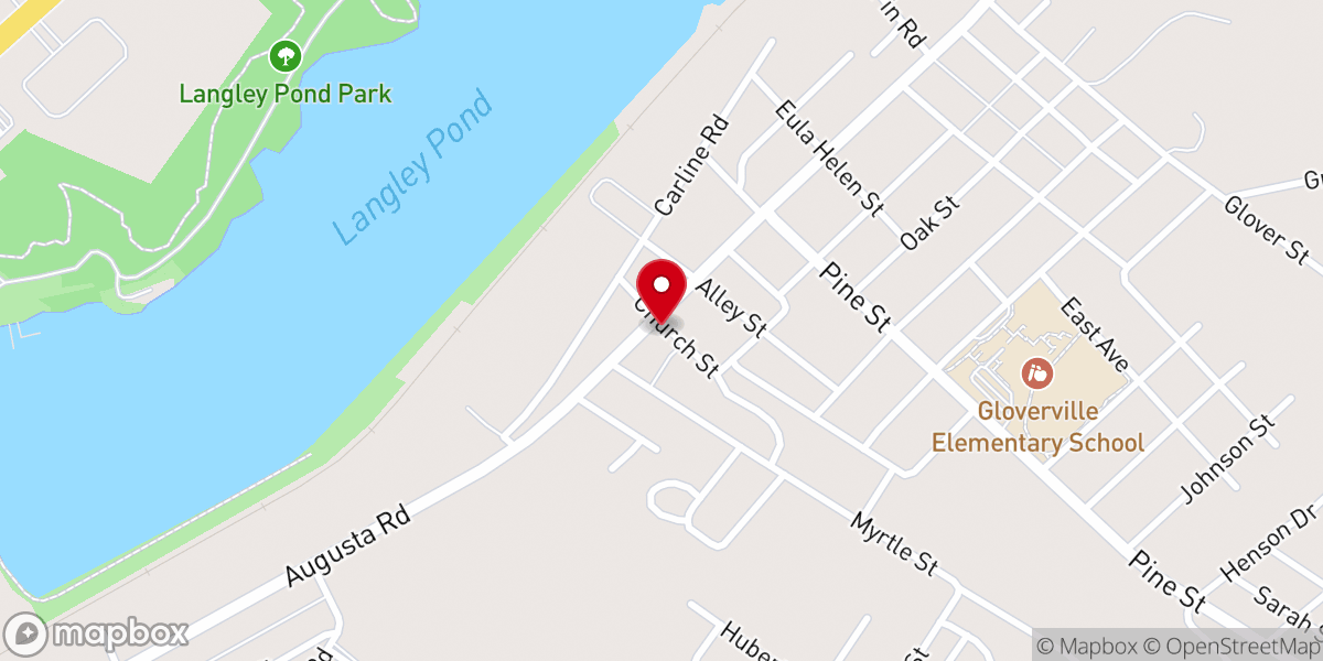 Map showing location of Hope Ministries of the Valley
