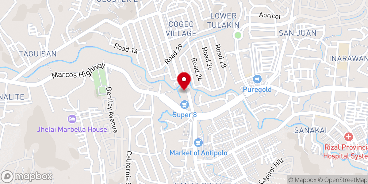 Map showing location of City Gates Christian Centre