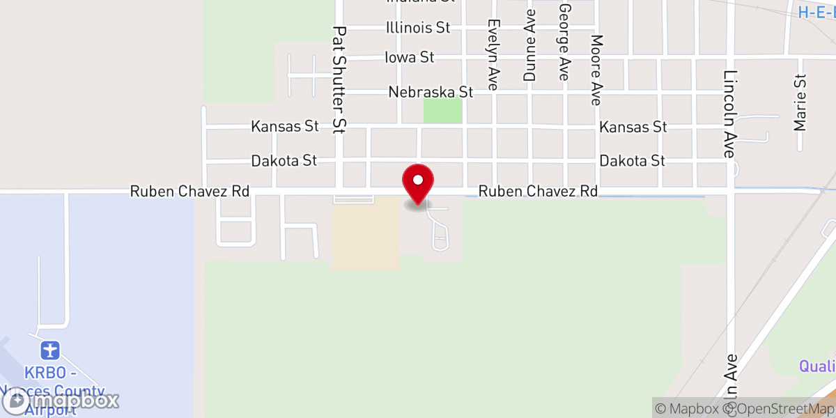 Map showing location of Iglesia Bautista Southside Baptist Church