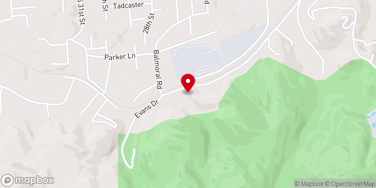 Map showing location of Full Gospel Tabernacle in Jesus Name