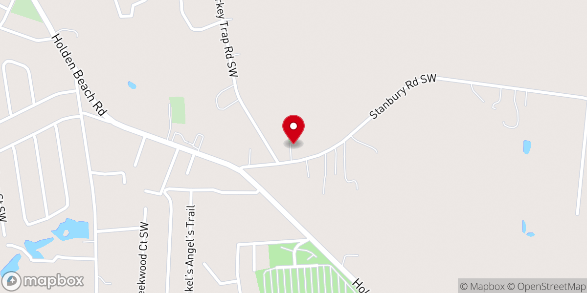 Map showing location of Ocean View Pentecostal Church