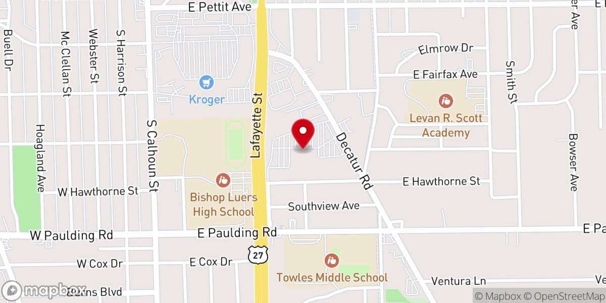 Map showing location of City Church
