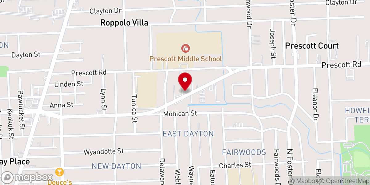 Map showing location of Open Faith Ministry