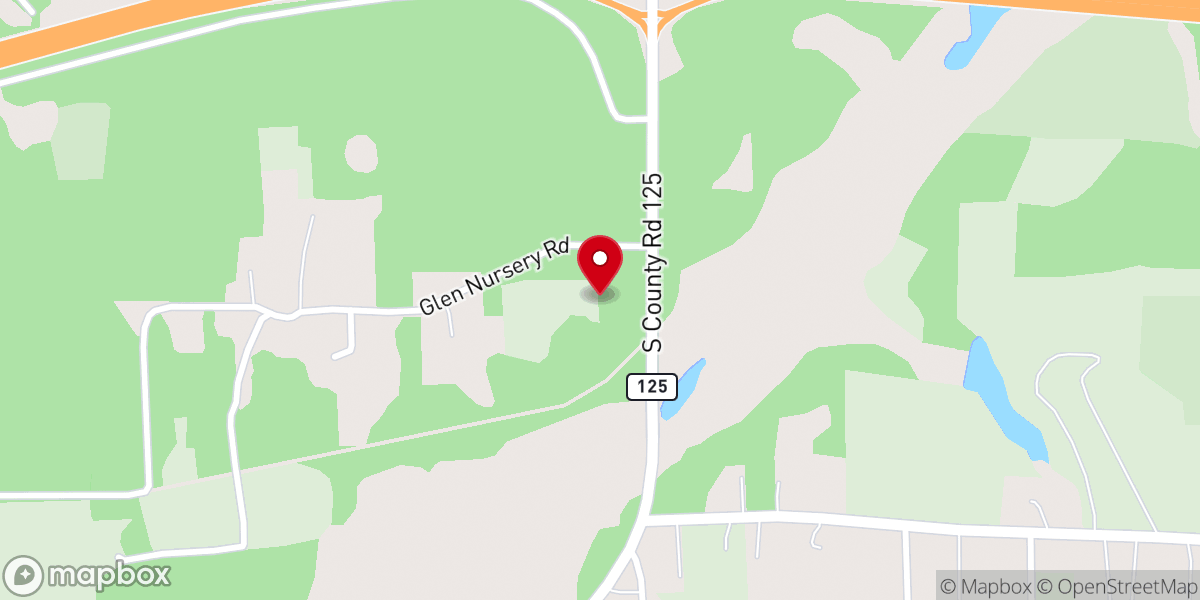 Map showing location of St. Peter's In the Glen Anglican Church
