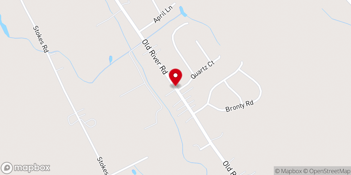 Map showing location of New Hope Fellowship Church