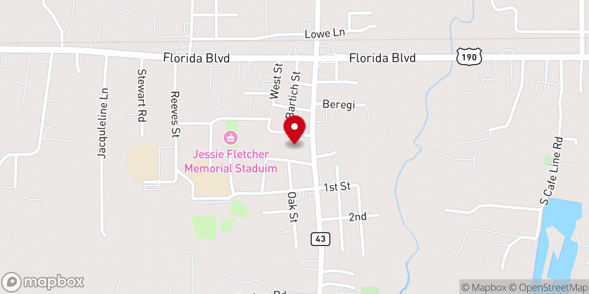 Map showing location of Albany Upper Elementary School