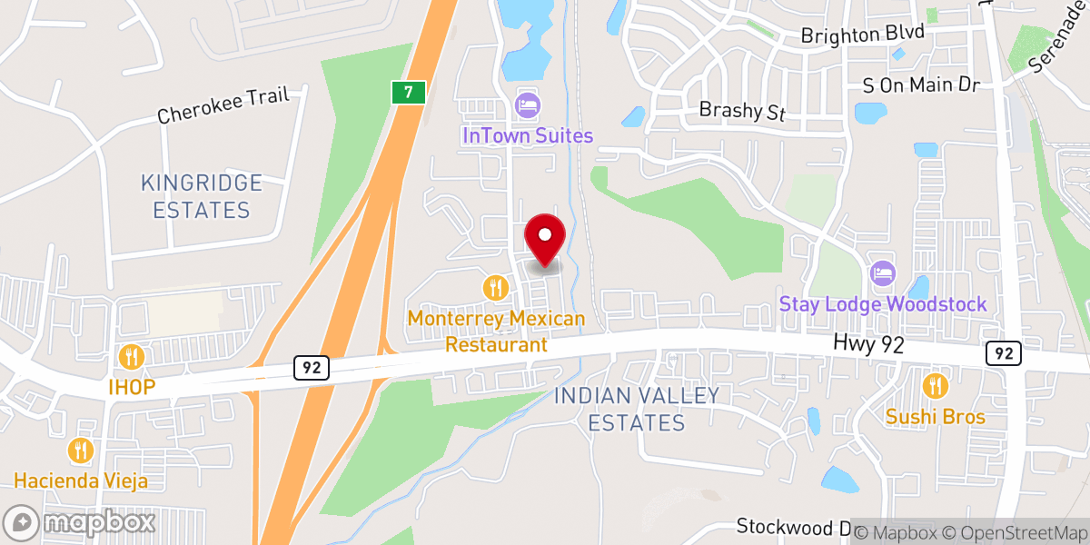 Map showing location of Engage Church