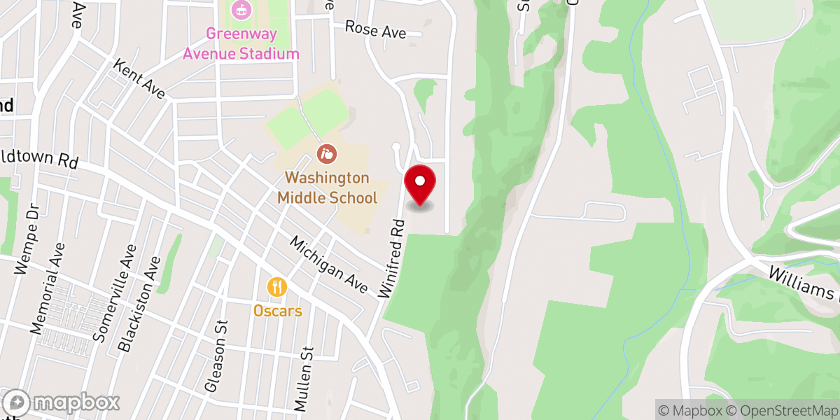 Map showing location of Freedom Christian Church