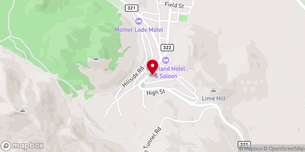 Map showing location of Pioche Public Utilities