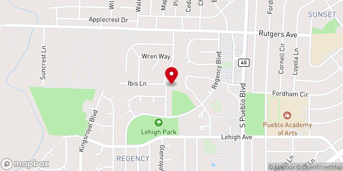 Map showing location of The Church of God