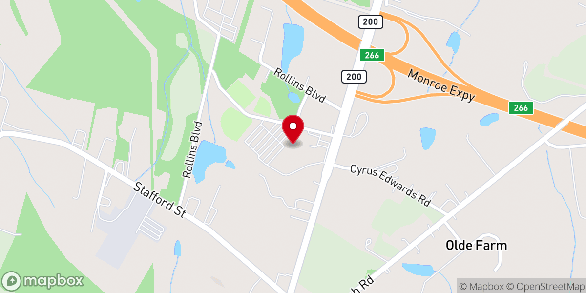 Map showing location of Lee Park Church