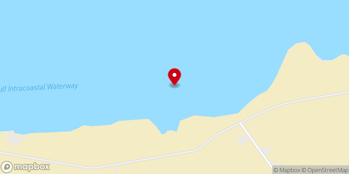 Map showing location of Iglesia Nueva Vida (New Life Church)
