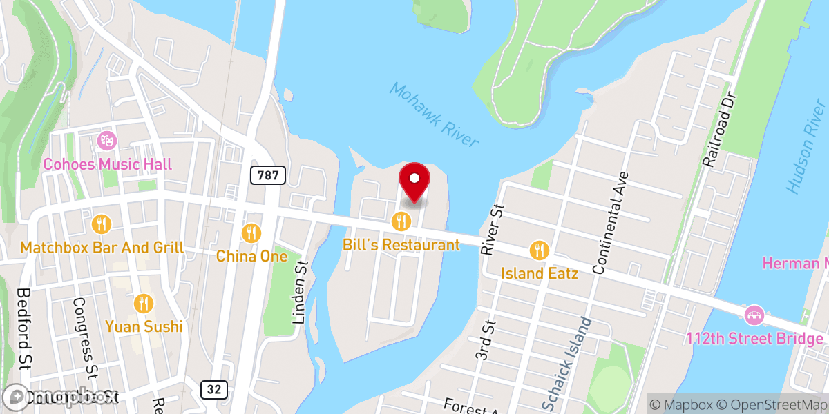 Map showing location of St. Michael's Church