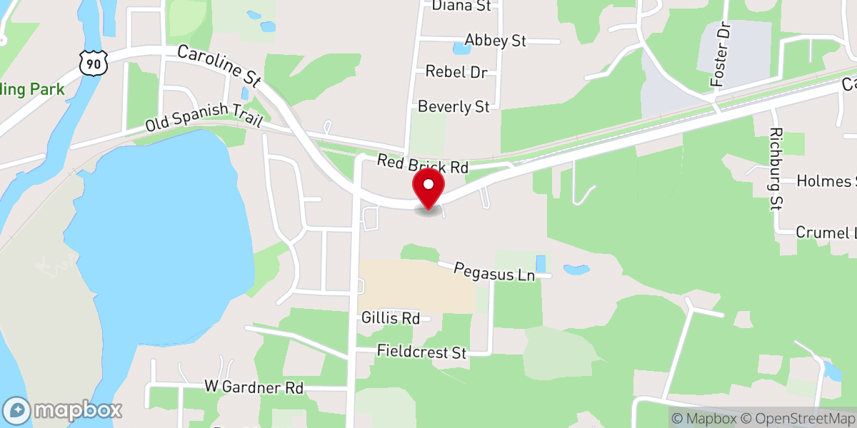 Map showing location of Victory Life Church