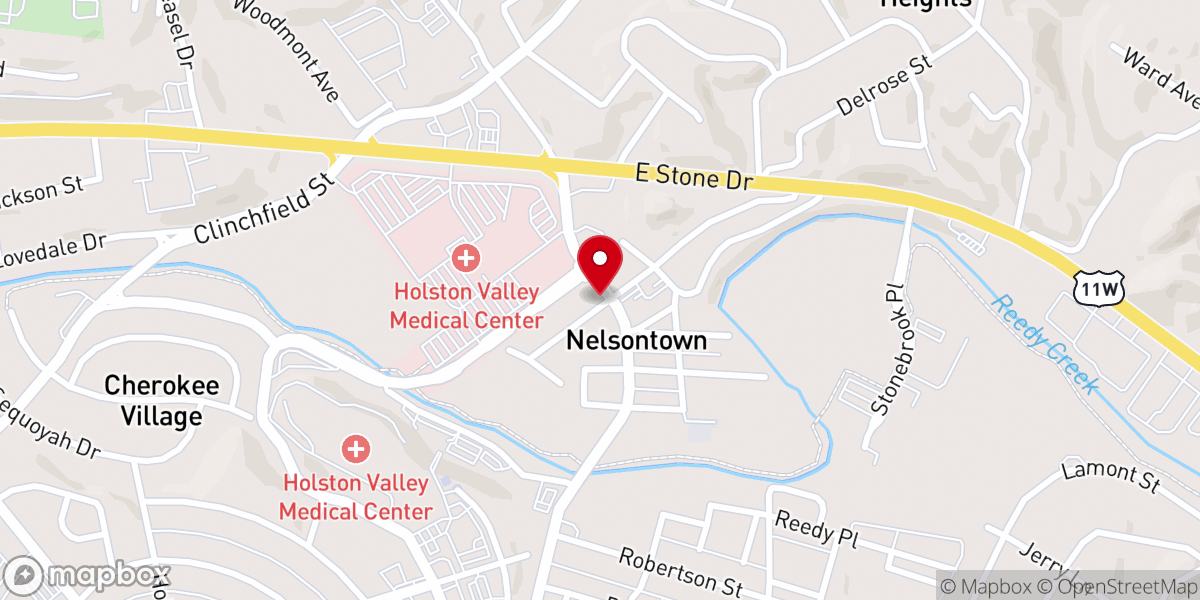 Map showing location of Cedar View Independent Methodist