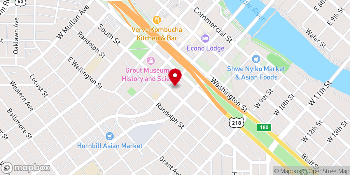 Map showing location of Healing Water Church KJK