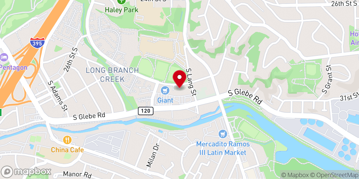 Map showing location of LA Fitness