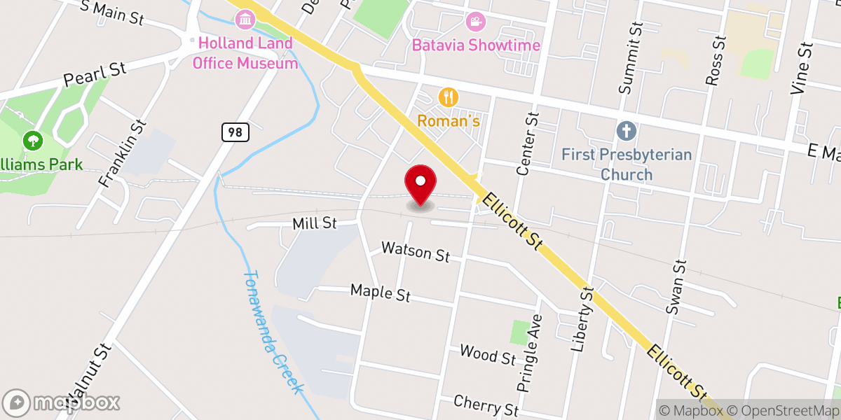 Map showing location of Salvation Army Family Store