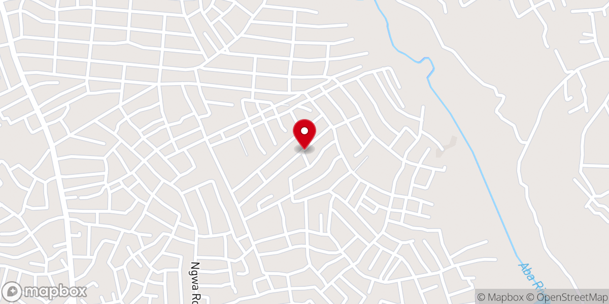 Map showing location of Winners' Chapel