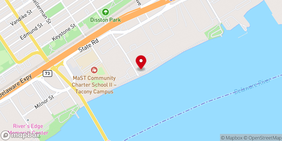 Map showing location of Orthodox Auto Company