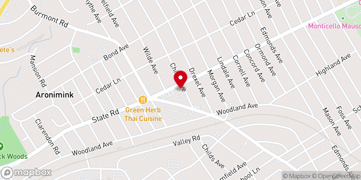 Map showing location of St. John's Indian Orthodox Church Of Delaware Valley