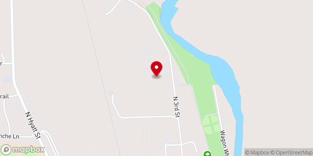 Map showing location of Tipp City Baptist Church