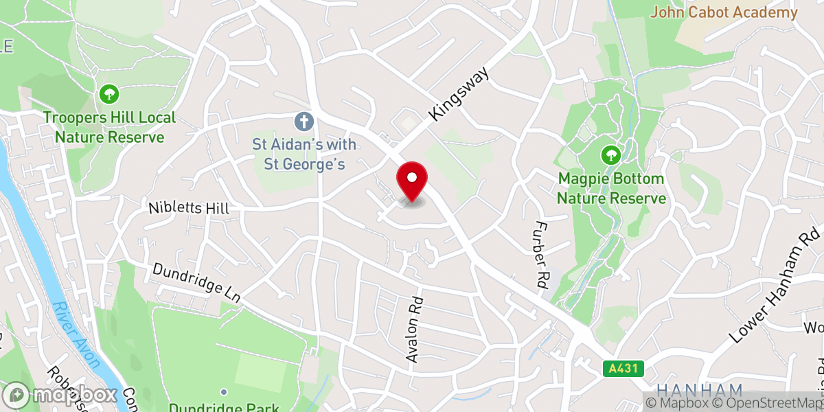 Map showing location of Wesley Memorial Methodist Church