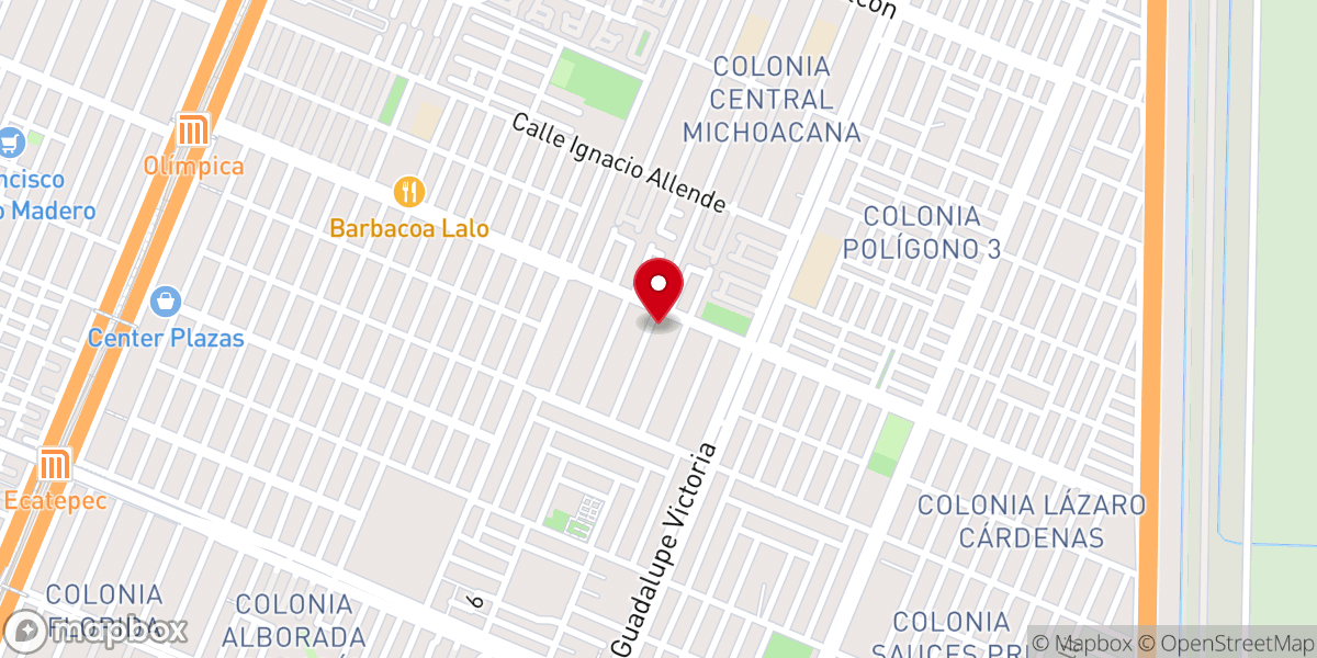 Map showing location of Tribu De Judá - Iglesia Cristiana