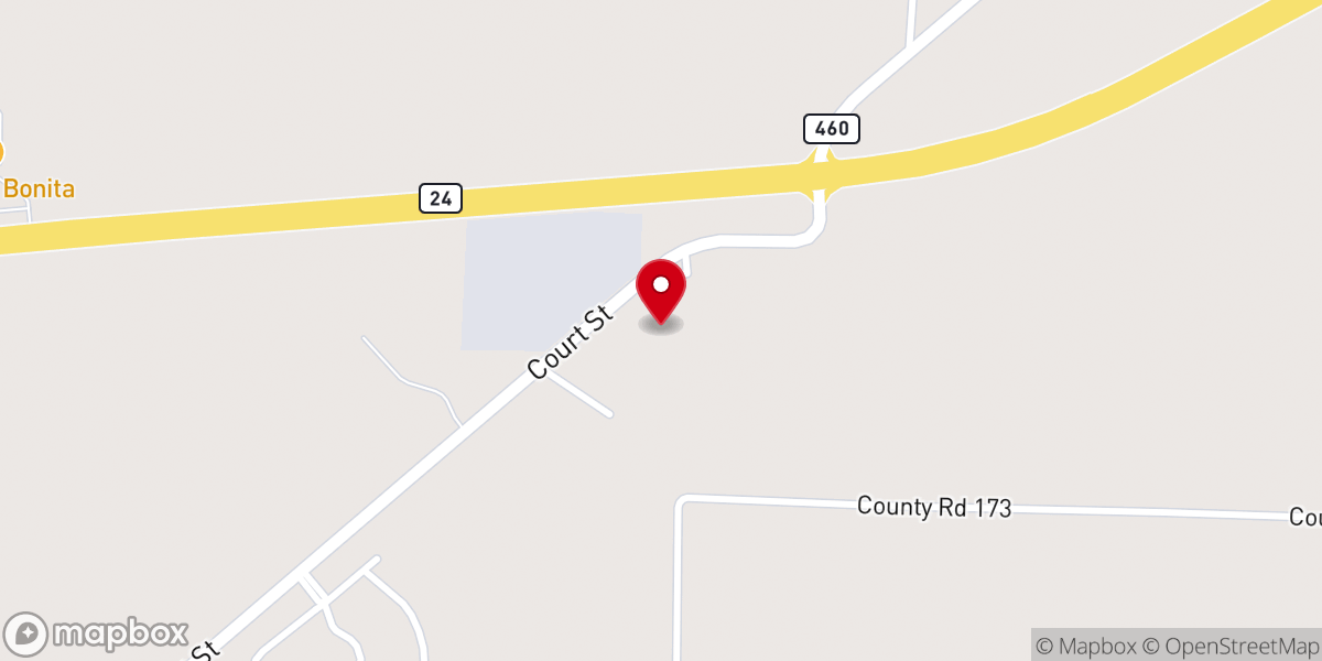 Map showing location of Real Life Church