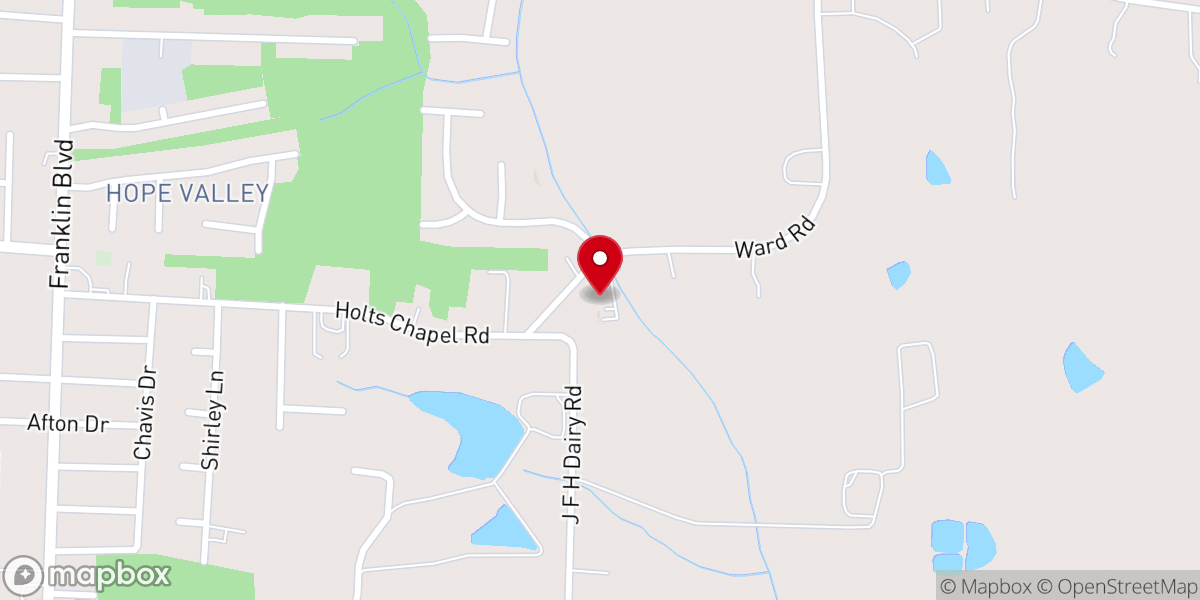 Map showing location of Believers Missionary Baptist Church