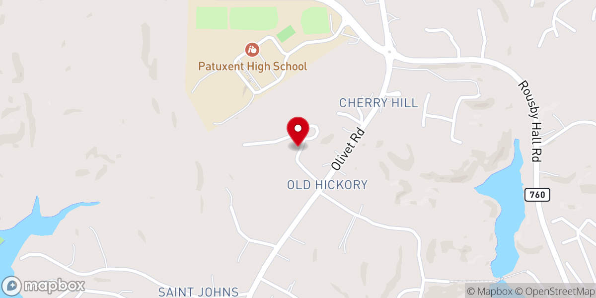 Map showing location of Eastern United Methodist Church