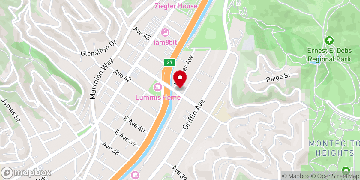 Map showing location of Iglesia De Dios Camino De Santidad HighlandPark
