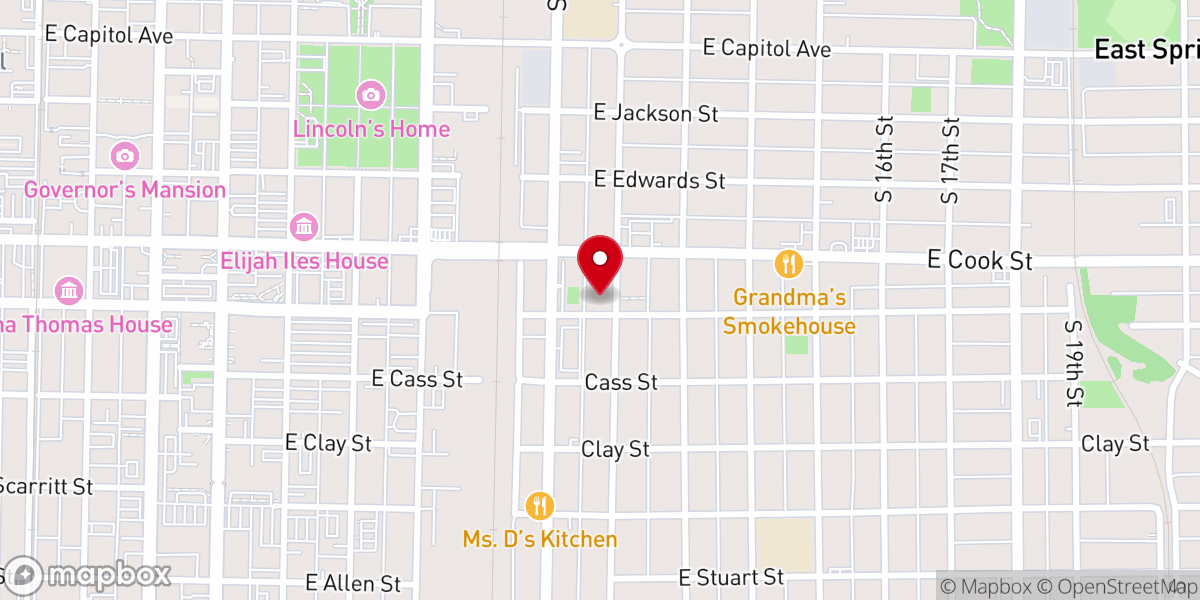 Map showing location of St Katherine Drexel Parish Center