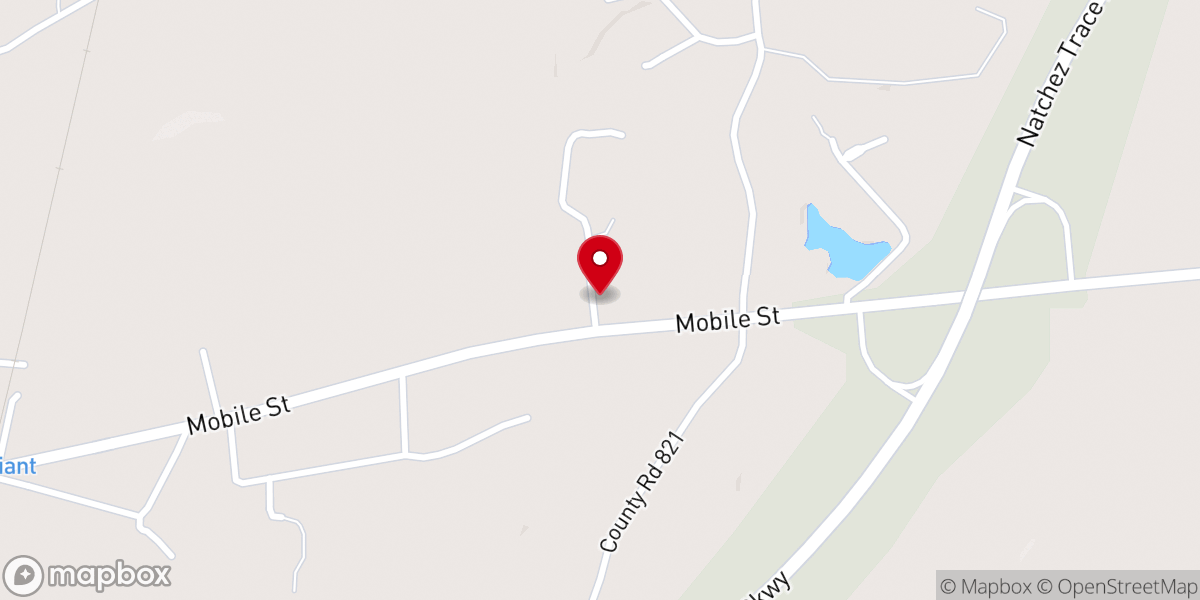 Map showing location of Independence Church