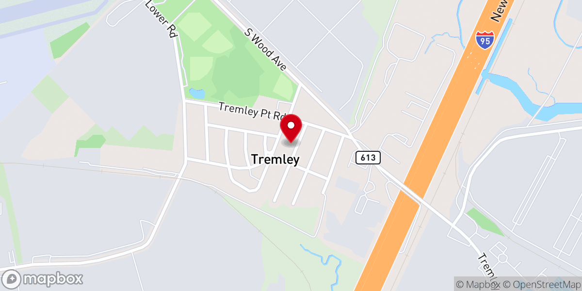 Map showing location of Calvin Presbyterian Church