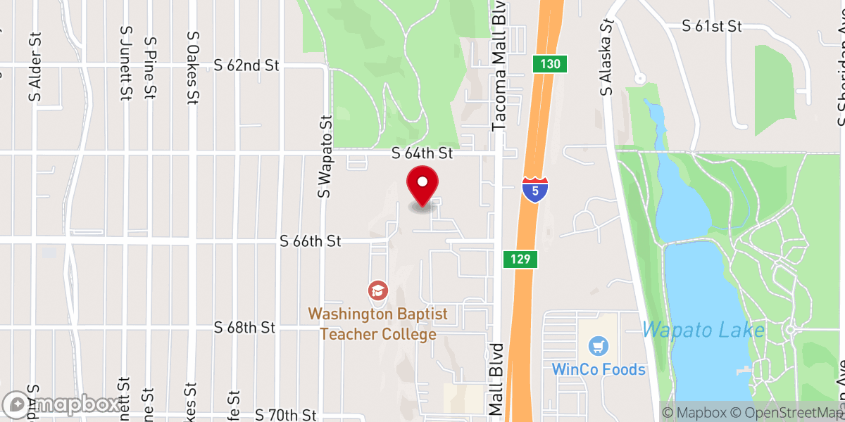 Map showing location of CenterPoint Christian Fellowship