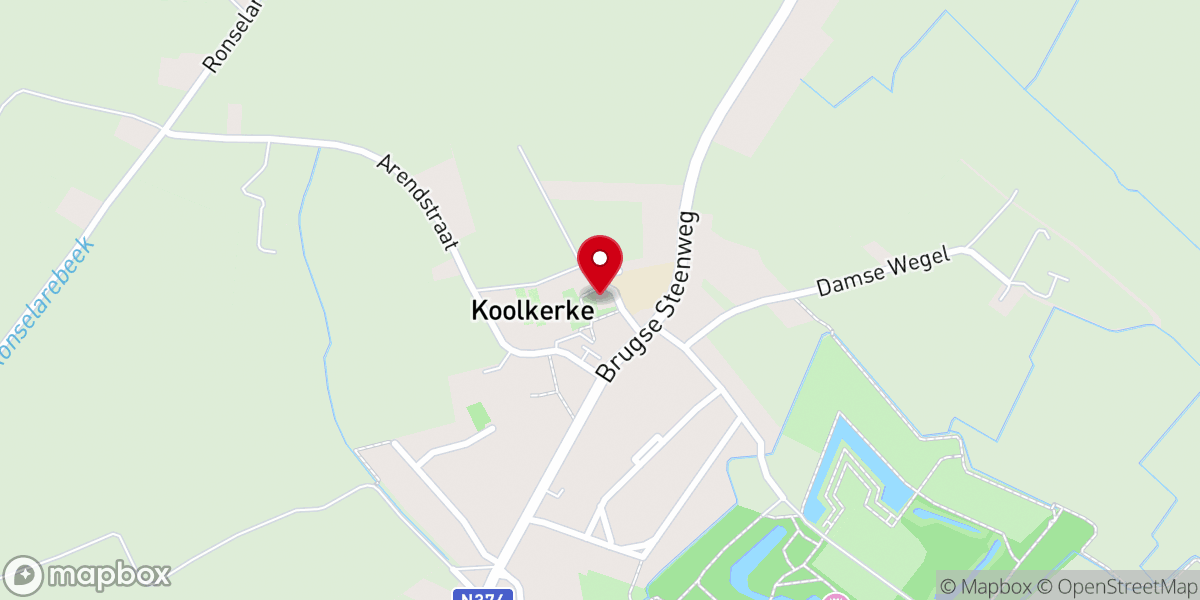 Map showing location of Sint-Niklaaskerk
