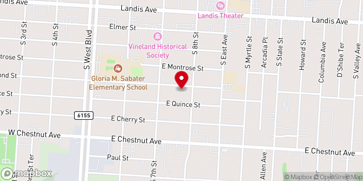 Map showing location of Missionary Daughters of the Most Pure Virgin Mary Convent