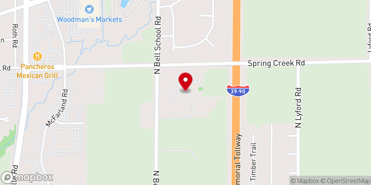 Map showing location of Westminster Presbyterian Church